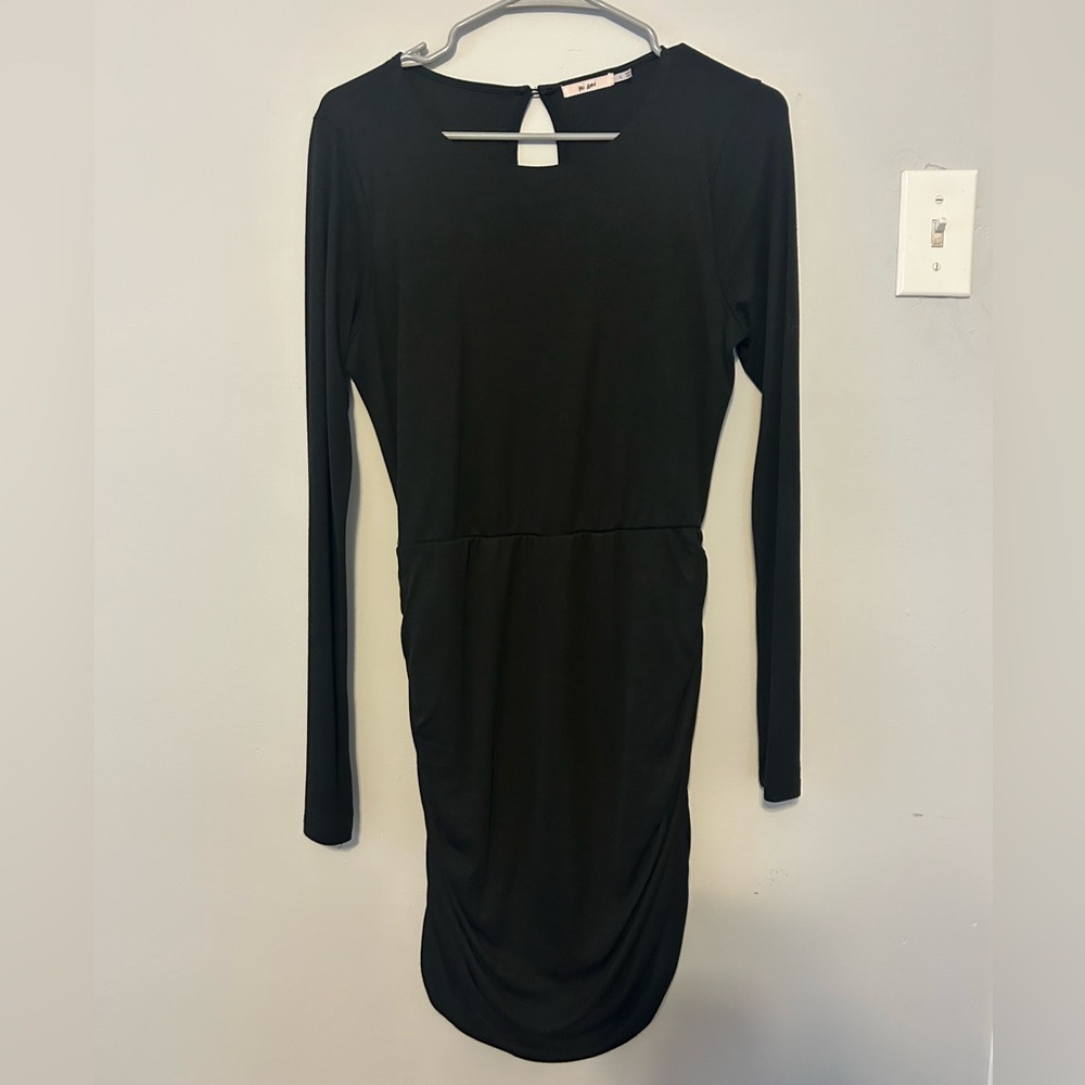 T.J.Maxx Classic Black Long Sleeve Dress